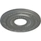 Ekena Millwork Lauren Ceiling Medallion (Fits Canopies up to 6 1/4"), 20 5/8"OD x 6 1/4"ID x 1 3/8"P, Silver CM20LNSLS - alternate 4
